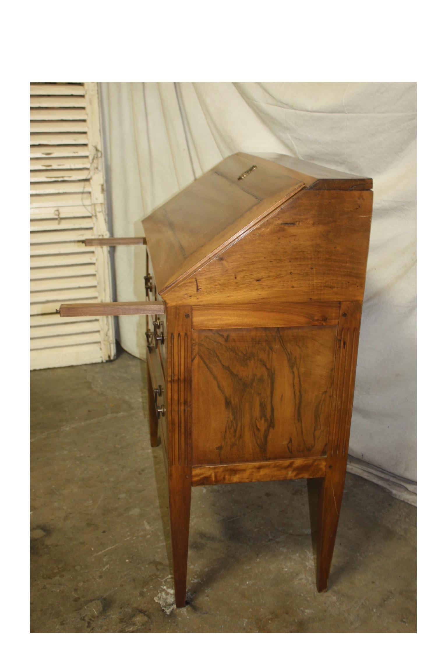 Inlay Charming Early 20th Century Desk Scriban