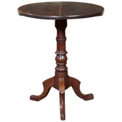 Antique Charming English Country Wine Table
