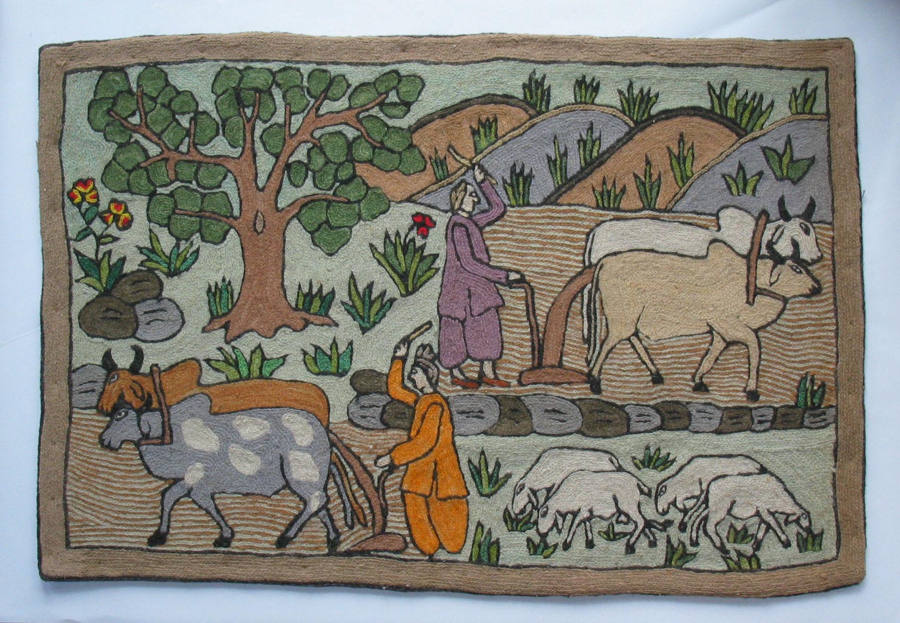 Hand-Woven Charming Folk Art 