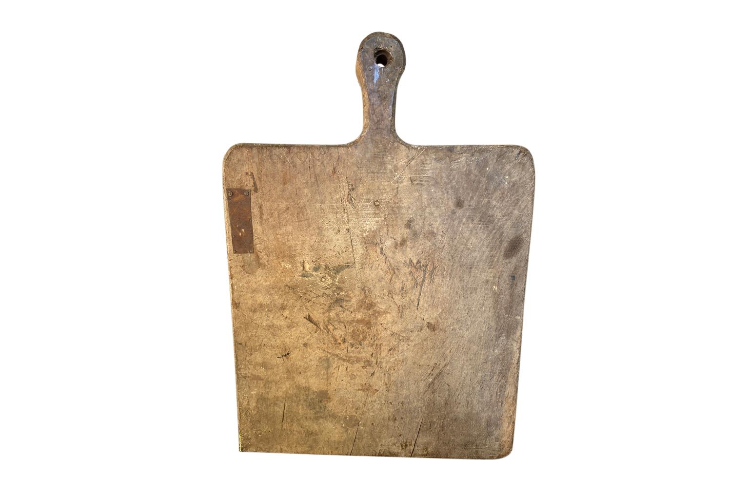 Charming French 19th Century Cutting Board in Chestnut, a Perfect Kitchen Acces 3