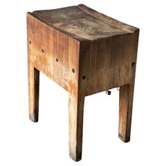 Charming French Butchers Block