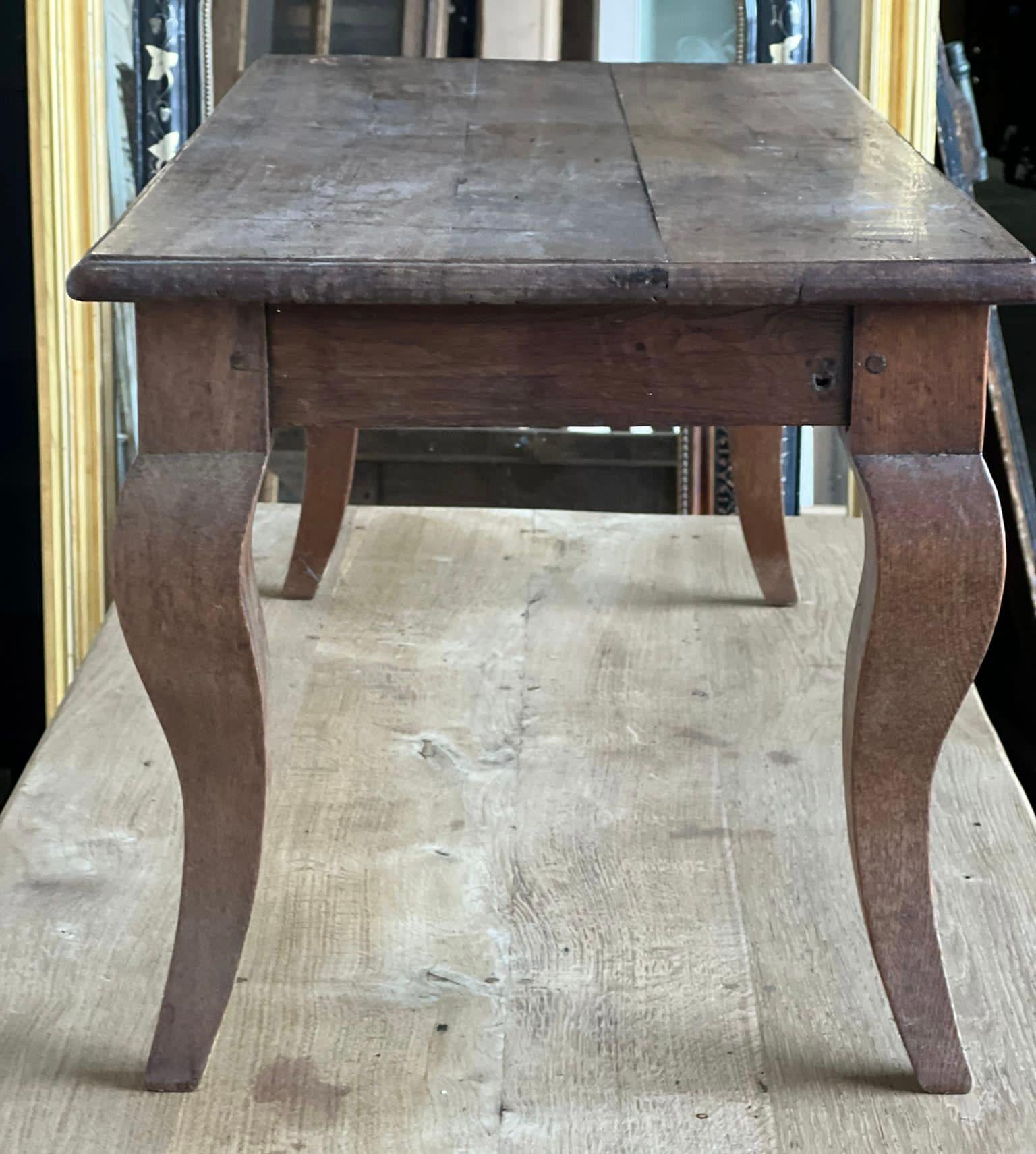 Charming French Oak Coffee Table 2