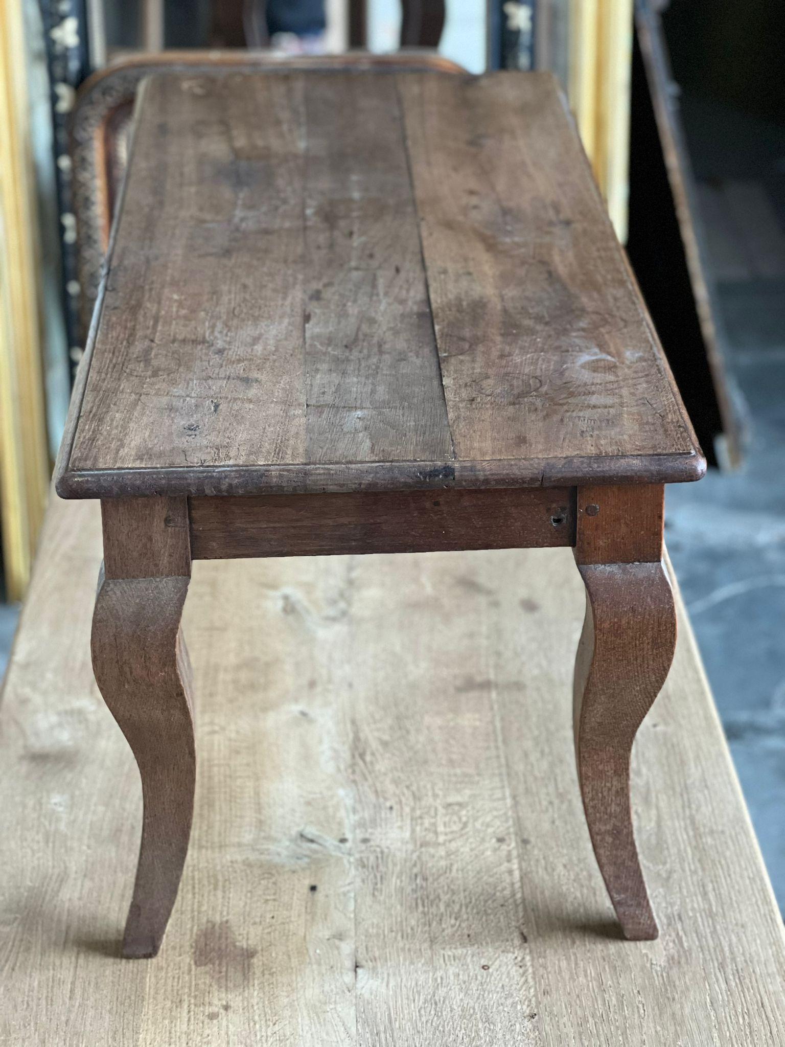 Charming French Oak Coffee Table 4