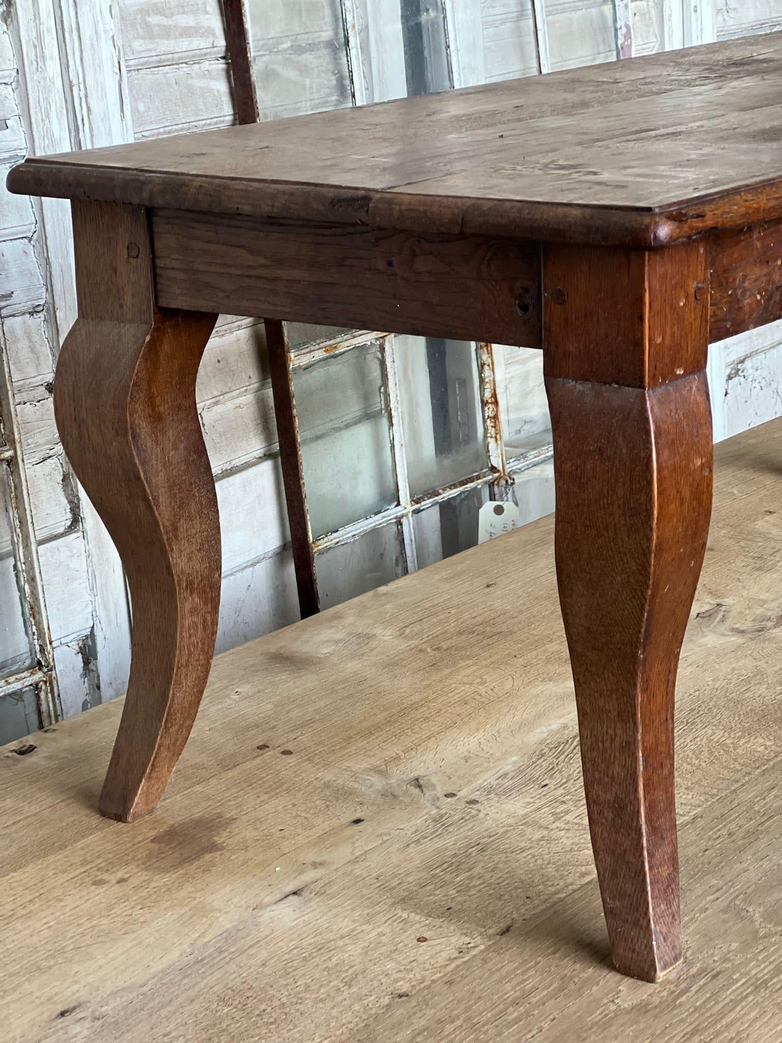 Charming French Oak Coffee Table 5