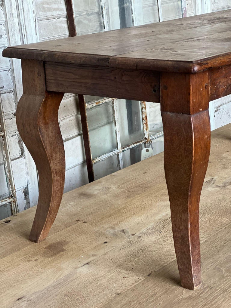 Charming French Oak Coffee Table For Sale at 1stDibs