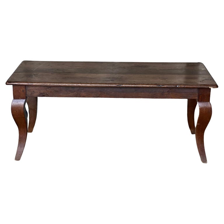 Charming French Oak Coffee Table For Sale at 1stDibs