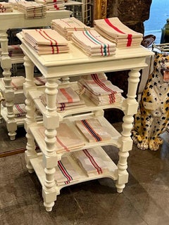 Charming French Vintage Country Style Storage Table