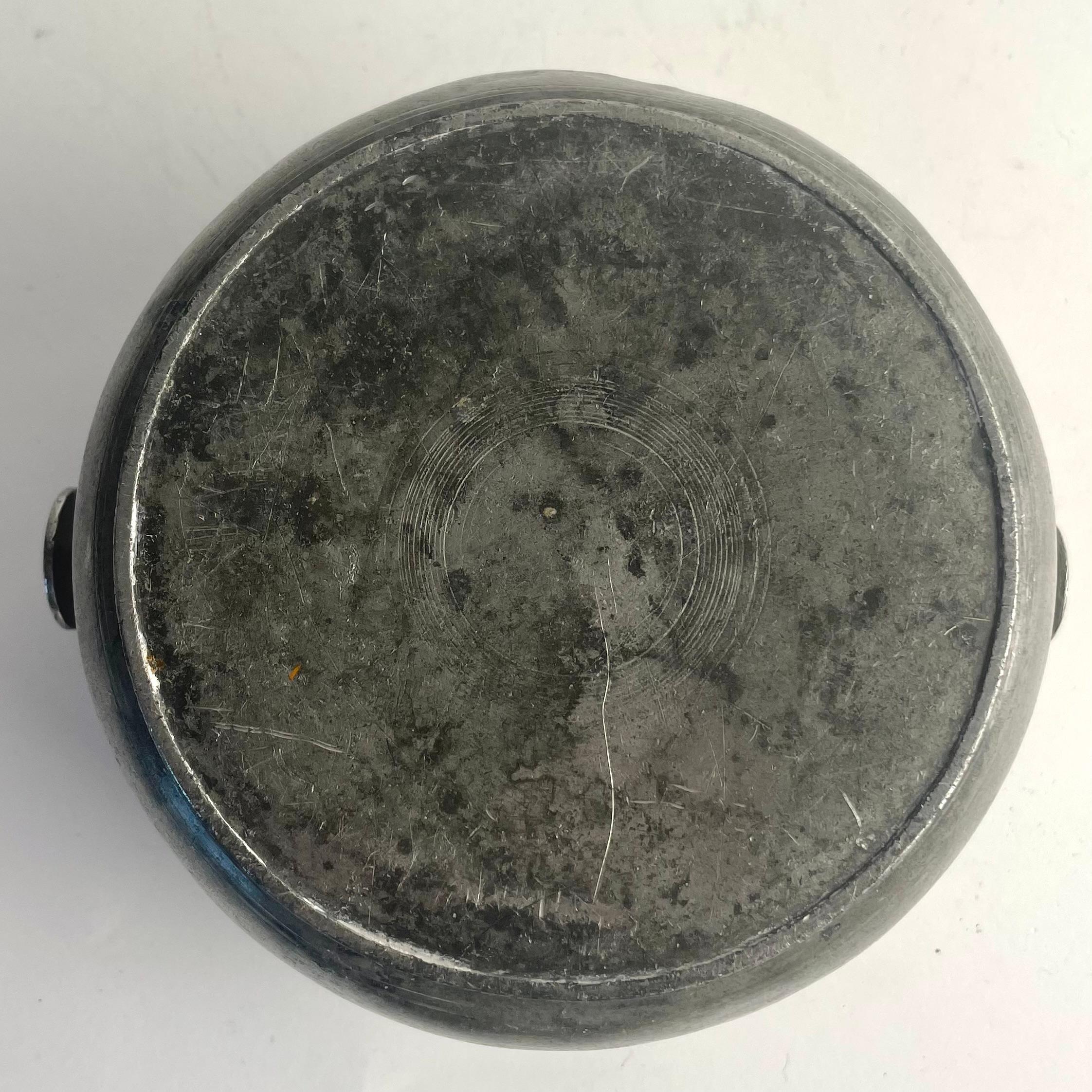 Charming Gustavian Pewter Bowl, 1808 by Hans Wiksten, Västerås, Sweden For Sale 7