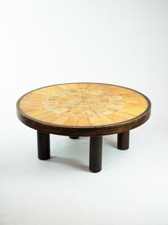 Charmante table basse Herbier de Roger Capron