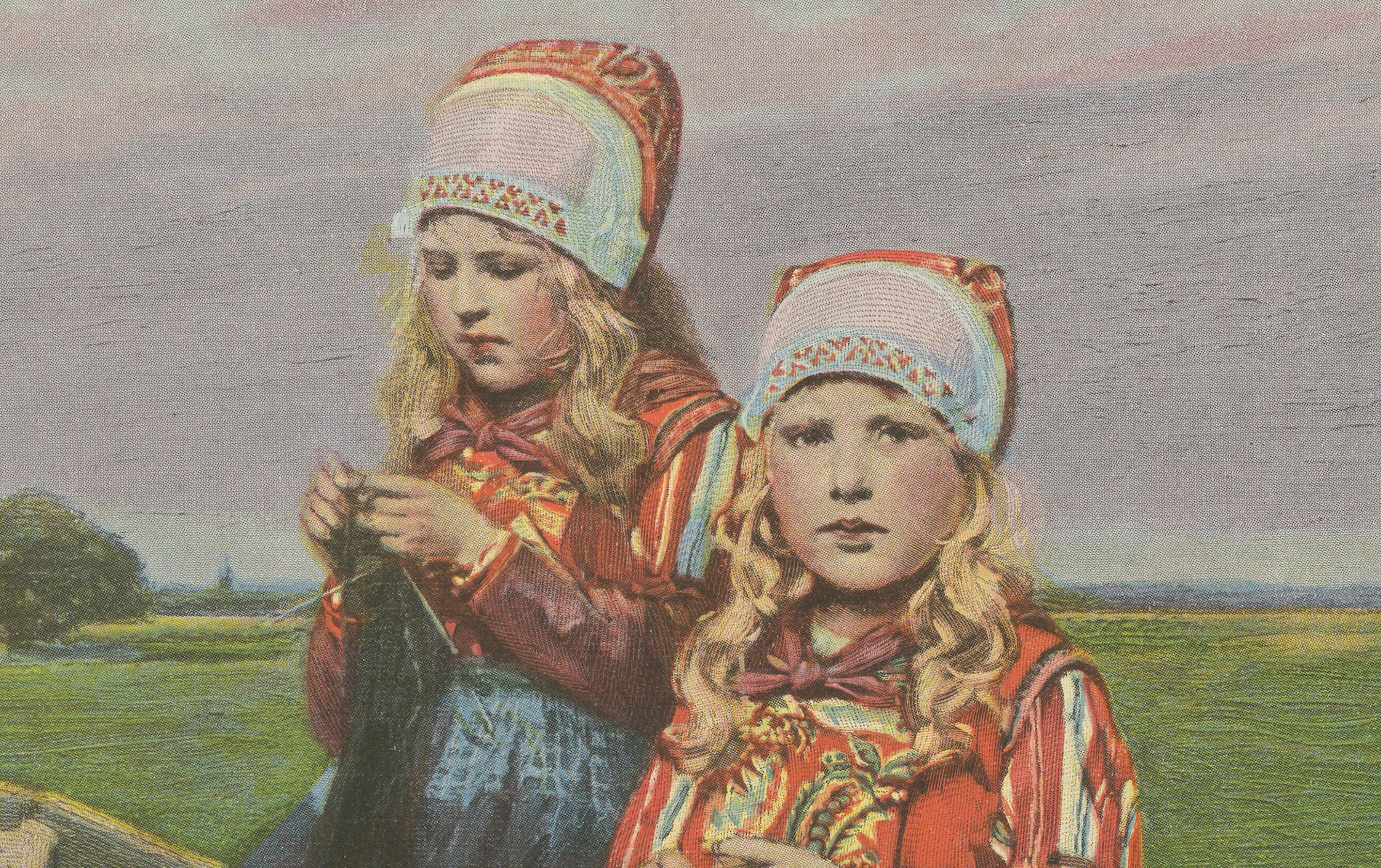 Début du 20ème siècle Charmants enfants de l'île - 