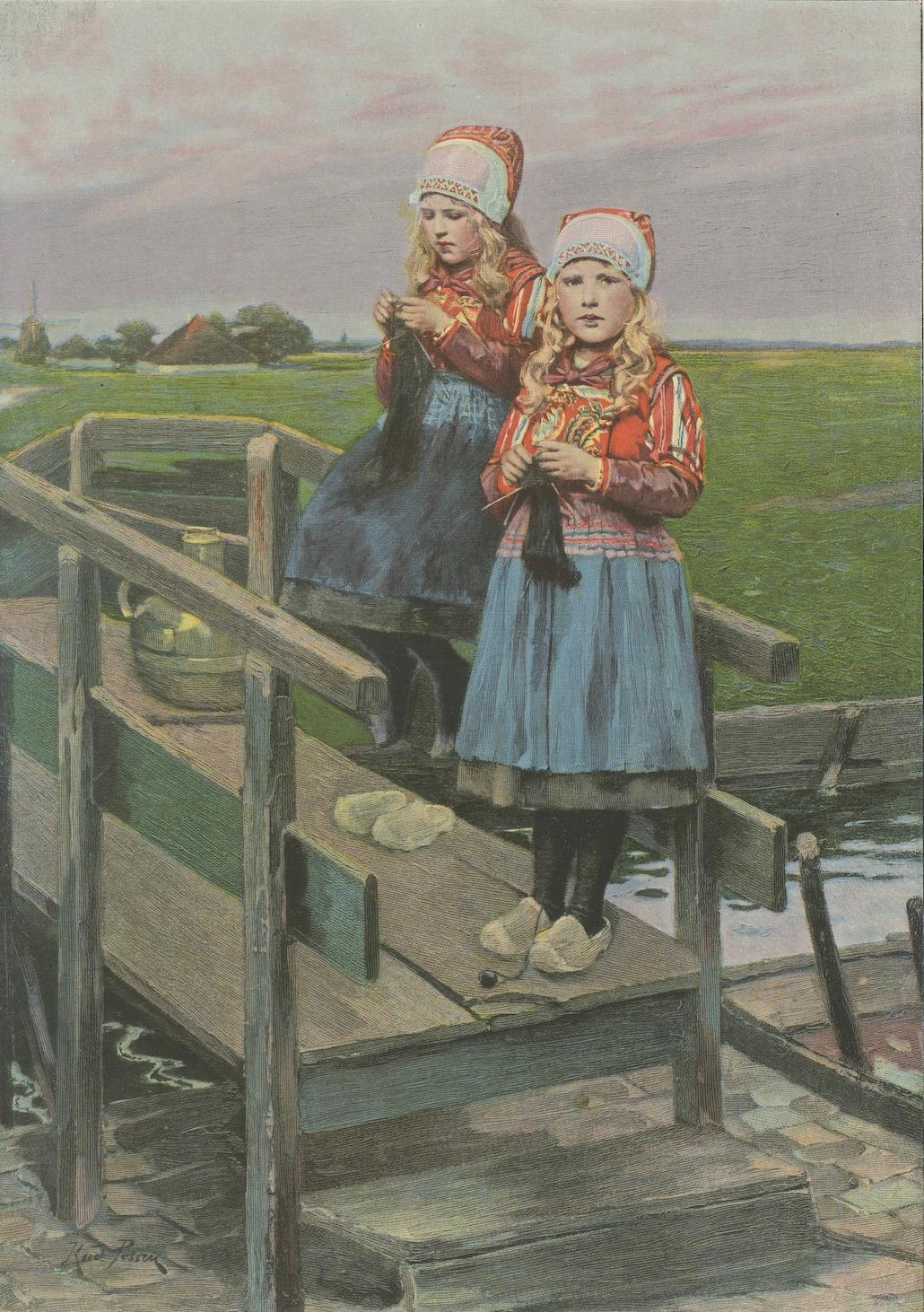Papier Charmants enfants de l'île - 