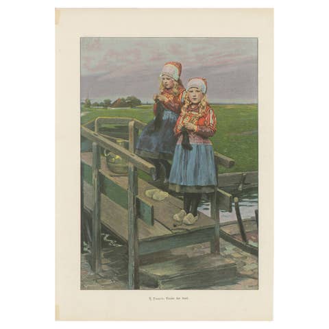 Charming Island Children – “Kinder der Insel” by R. Possin, c. 1900