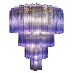 Charmant lustre italien en améthyste de Valentina Planta, Murano