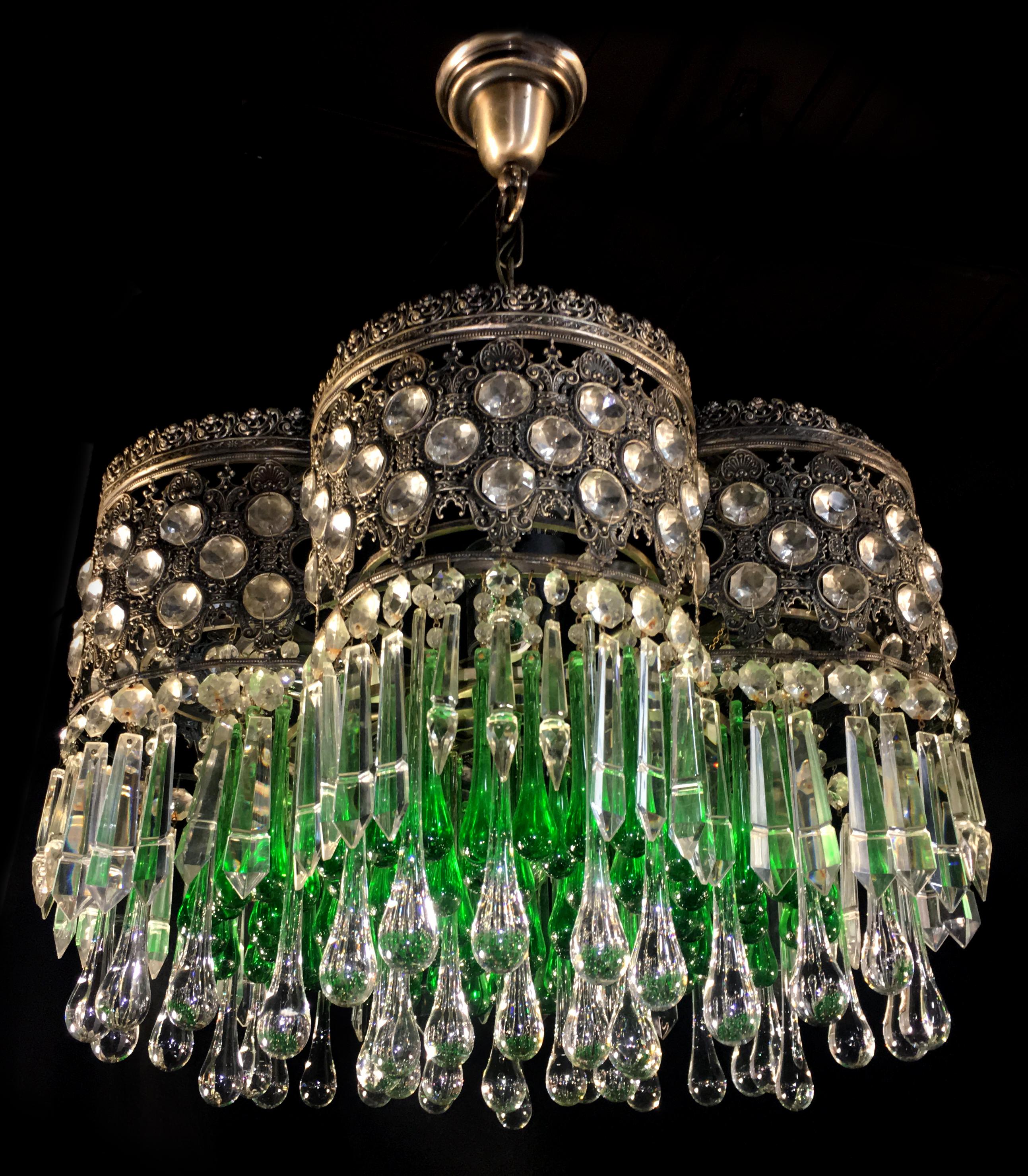 Charmant  Italienischer italienischer Kronleuchter „Starfish“ aus Murano, 1950er Jahre 2
