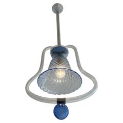 Vintage Charming Italian Lantern Chandelier, Murano, 1950s