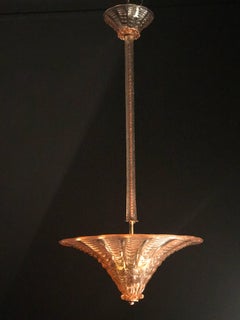 Encantadora lámpara italiana de Murano de mediados de siglo de Ercole Baroviera