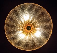 Charming Italian Midcentury Pink Peach Color Murano Fixture by Ercole Barovier