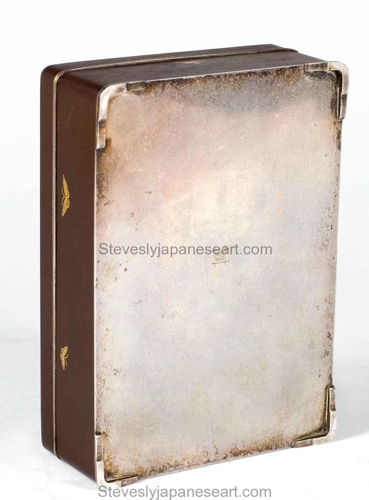 Charming Japanese Komai Style Iron Box     For Sale 5