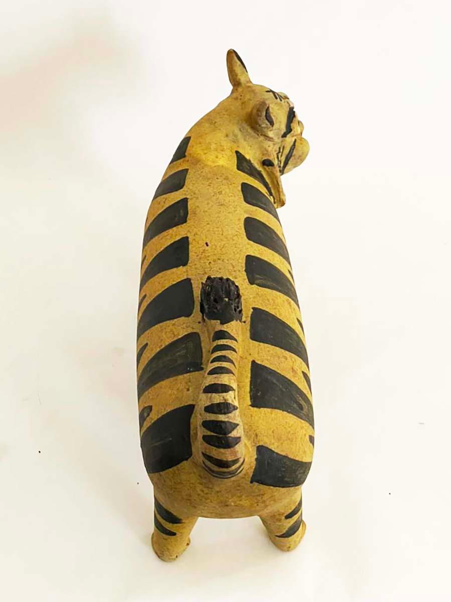 Encantador gato grande de cerámica del Taller Alfaraz / Studio Madrid, España en venta 2