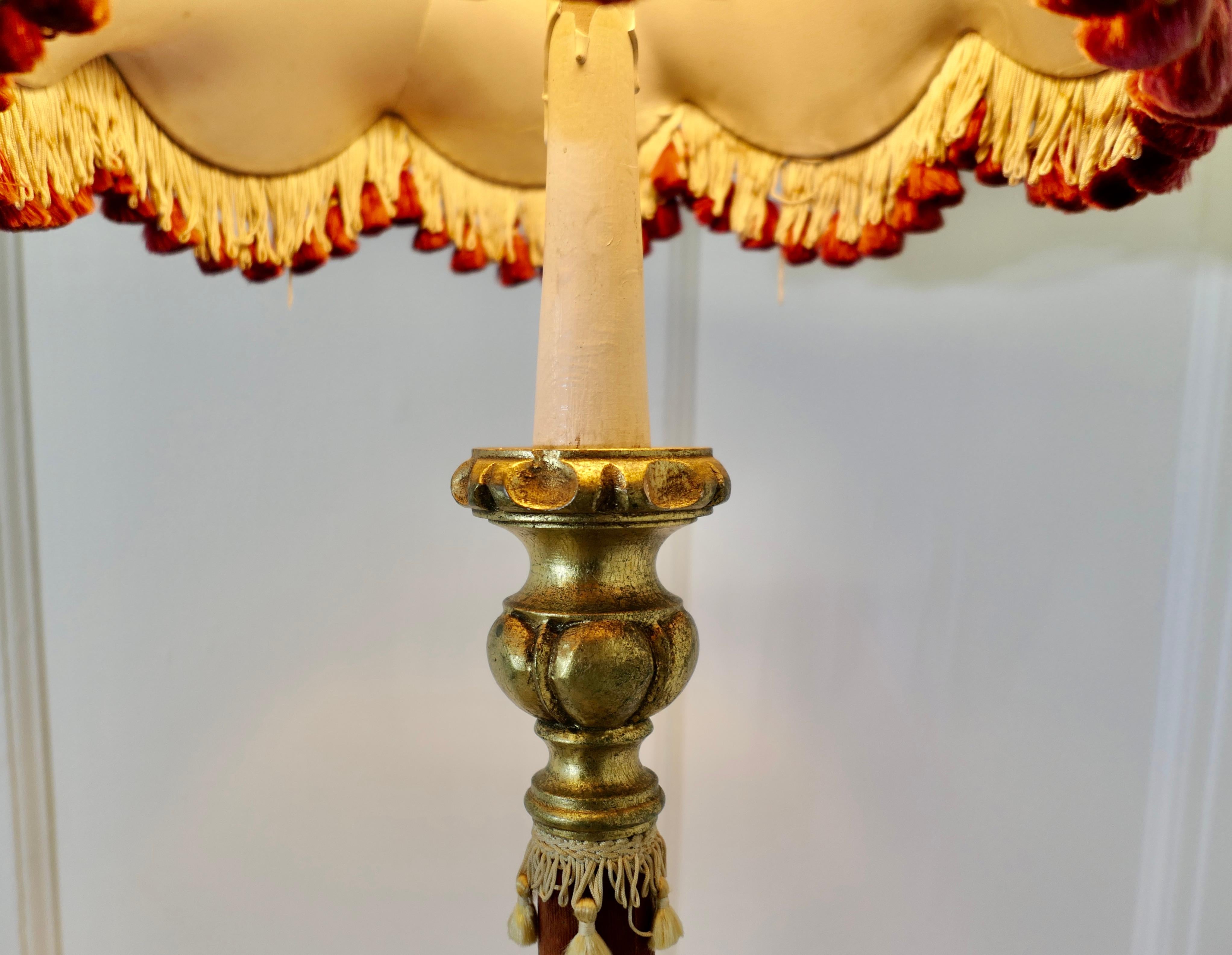 Charming Little French Boudoir Floor Lamp For Sale 2