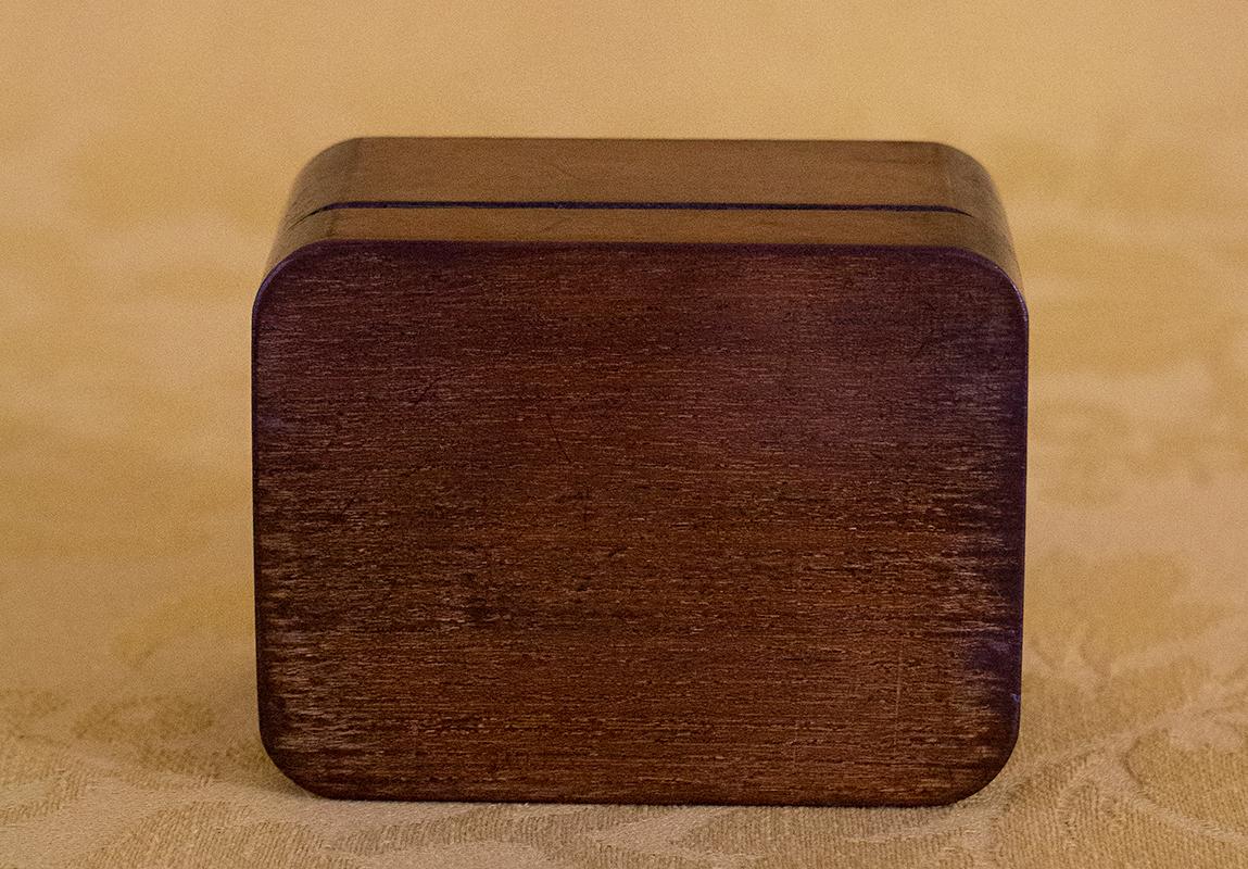 Louis Philippe Charming Little Mahogany Jewelry Box Louis-Philippe Period, 19th Century