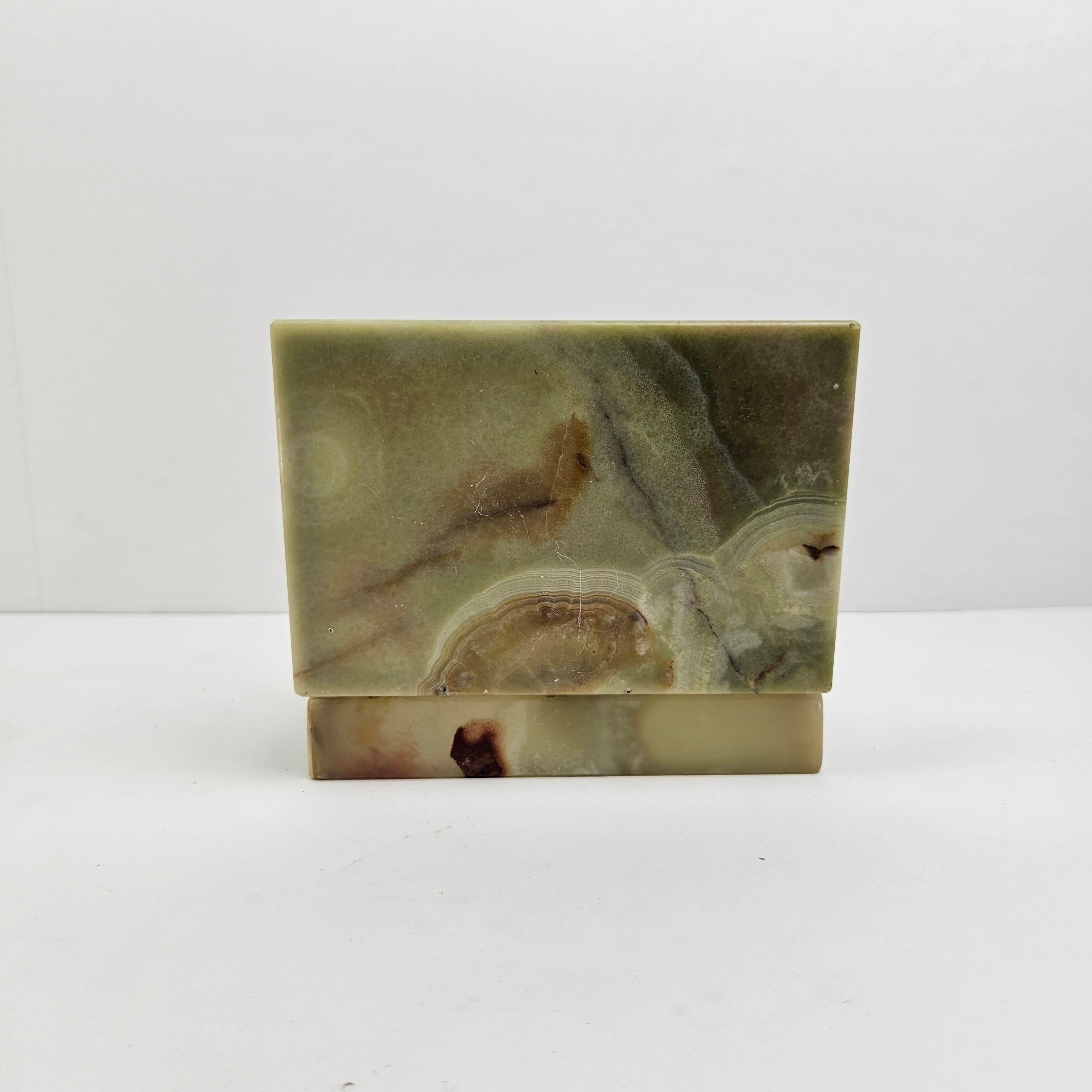 Mid-20th Century Charming Marble Decorative or Jewelry Box, Italy For Sale