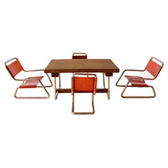 Charming Miniature Seating Group in Bauhaus Style from the 1930s-1940s