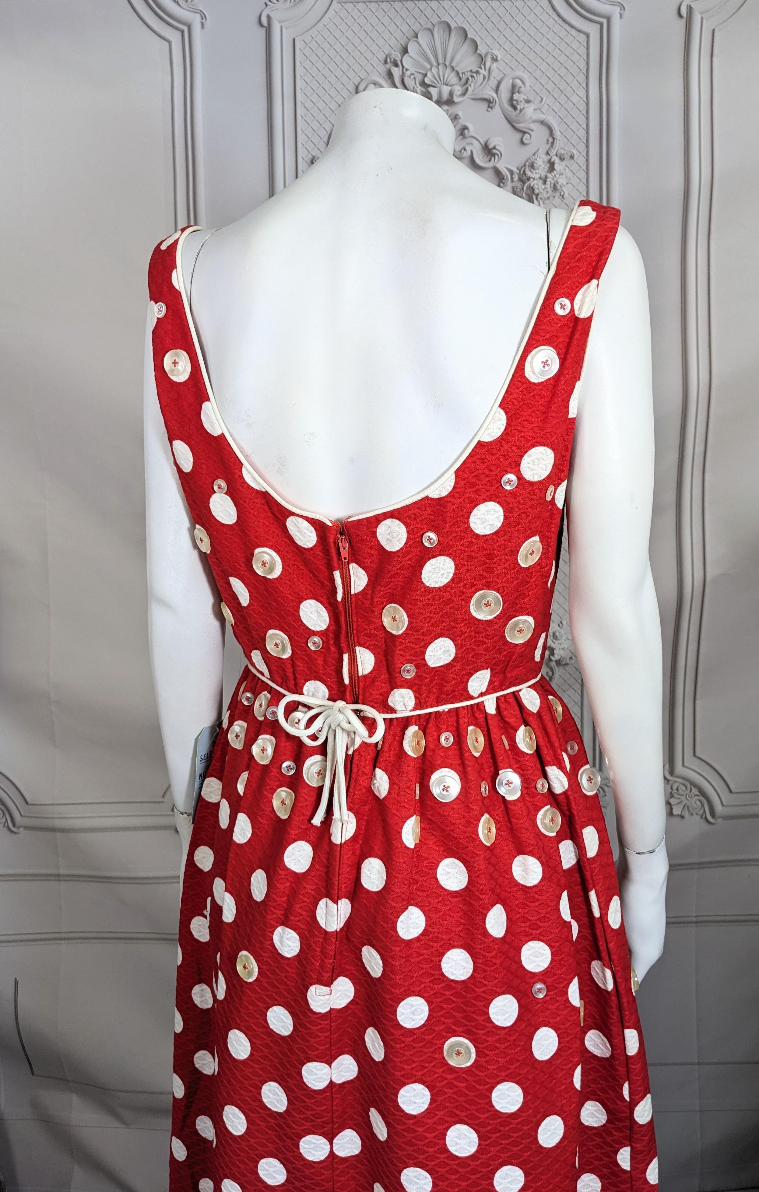 Charming Mod Button Decorated Maxi For Sale 2
