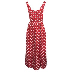 Charming Mod Button Decorated Maxi