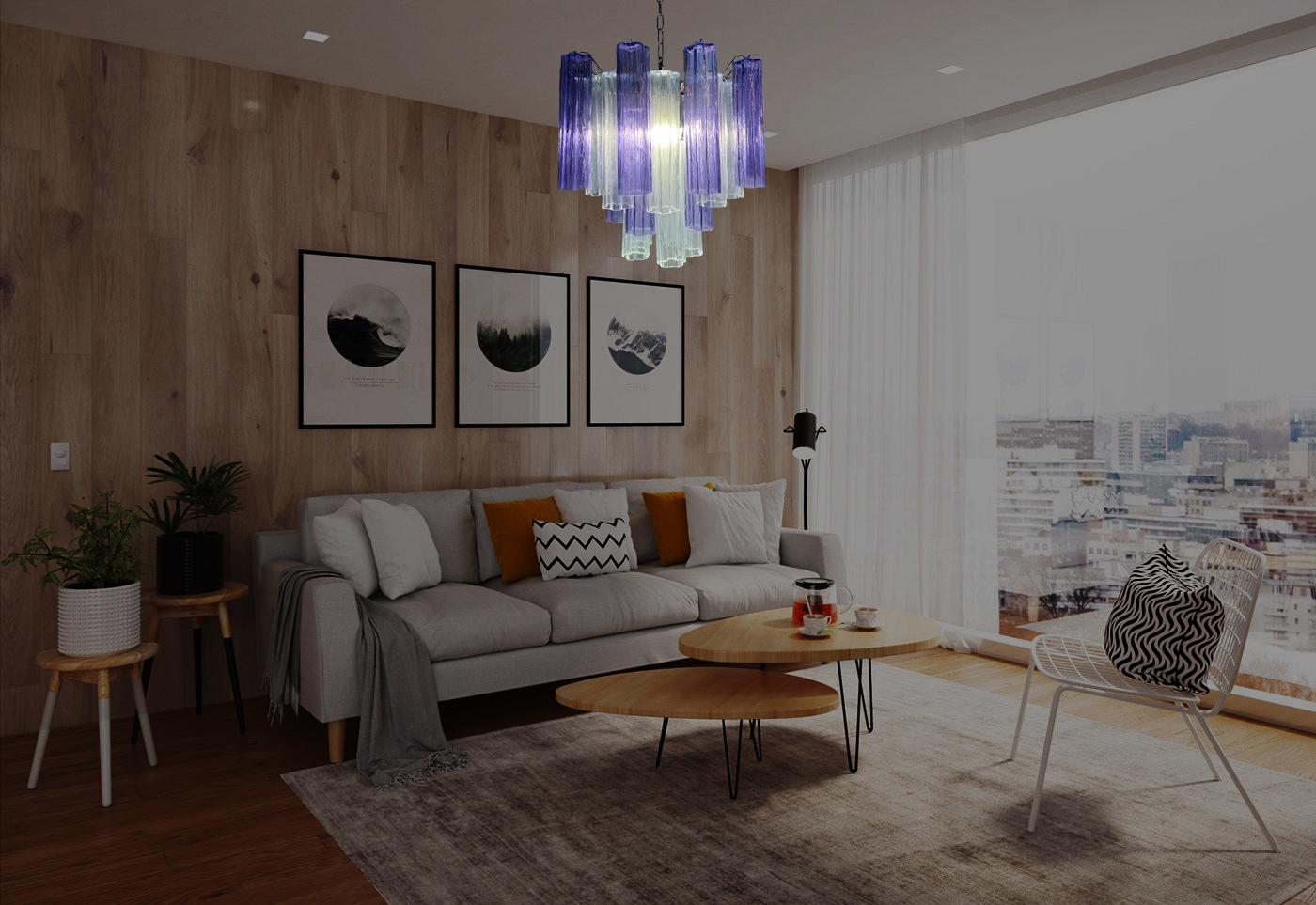 Incantevole lampadario di Murano di Valentina Planta in vendita 4
