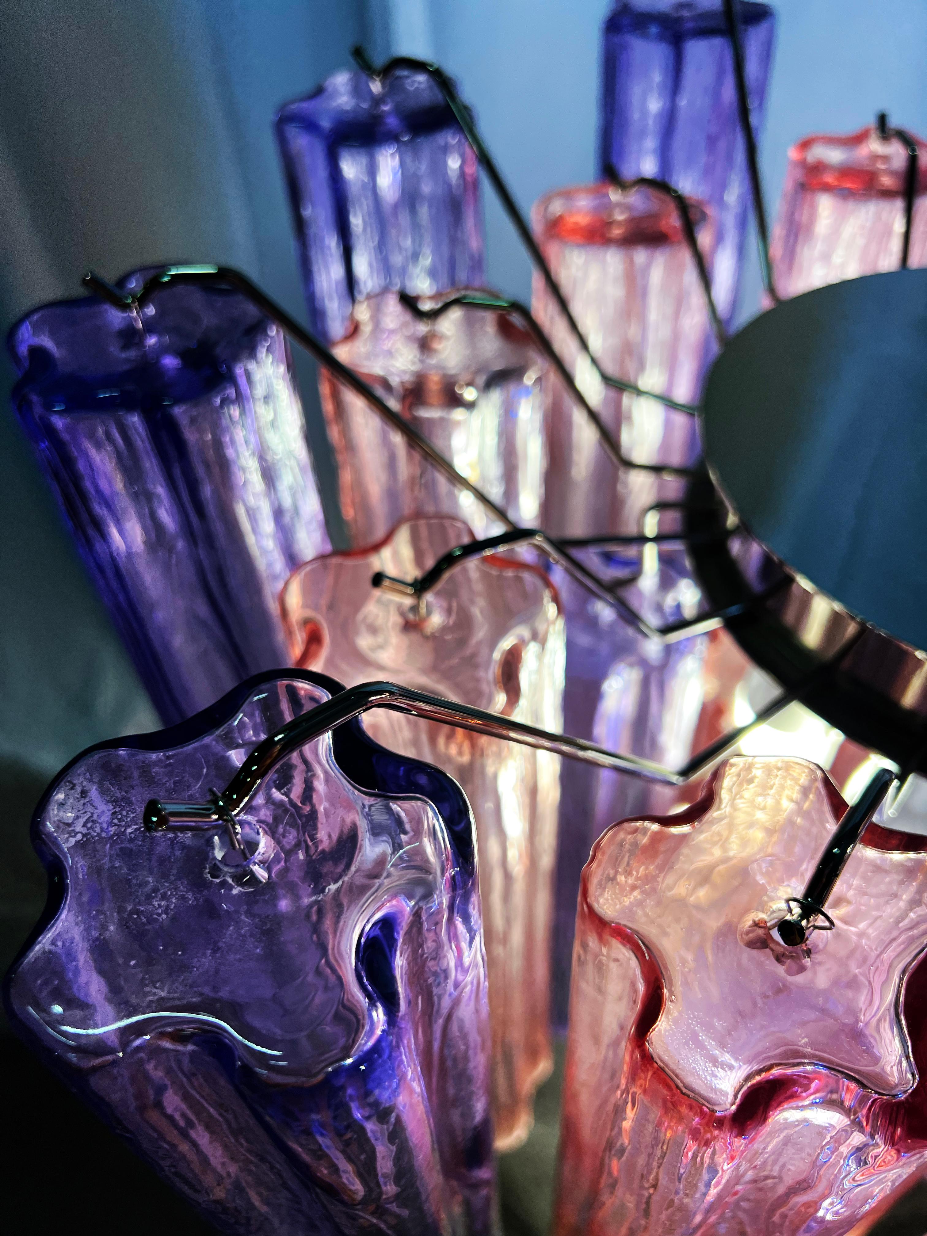Italiano Incantevole lampadario di Murano di Valentina Planta in vendita