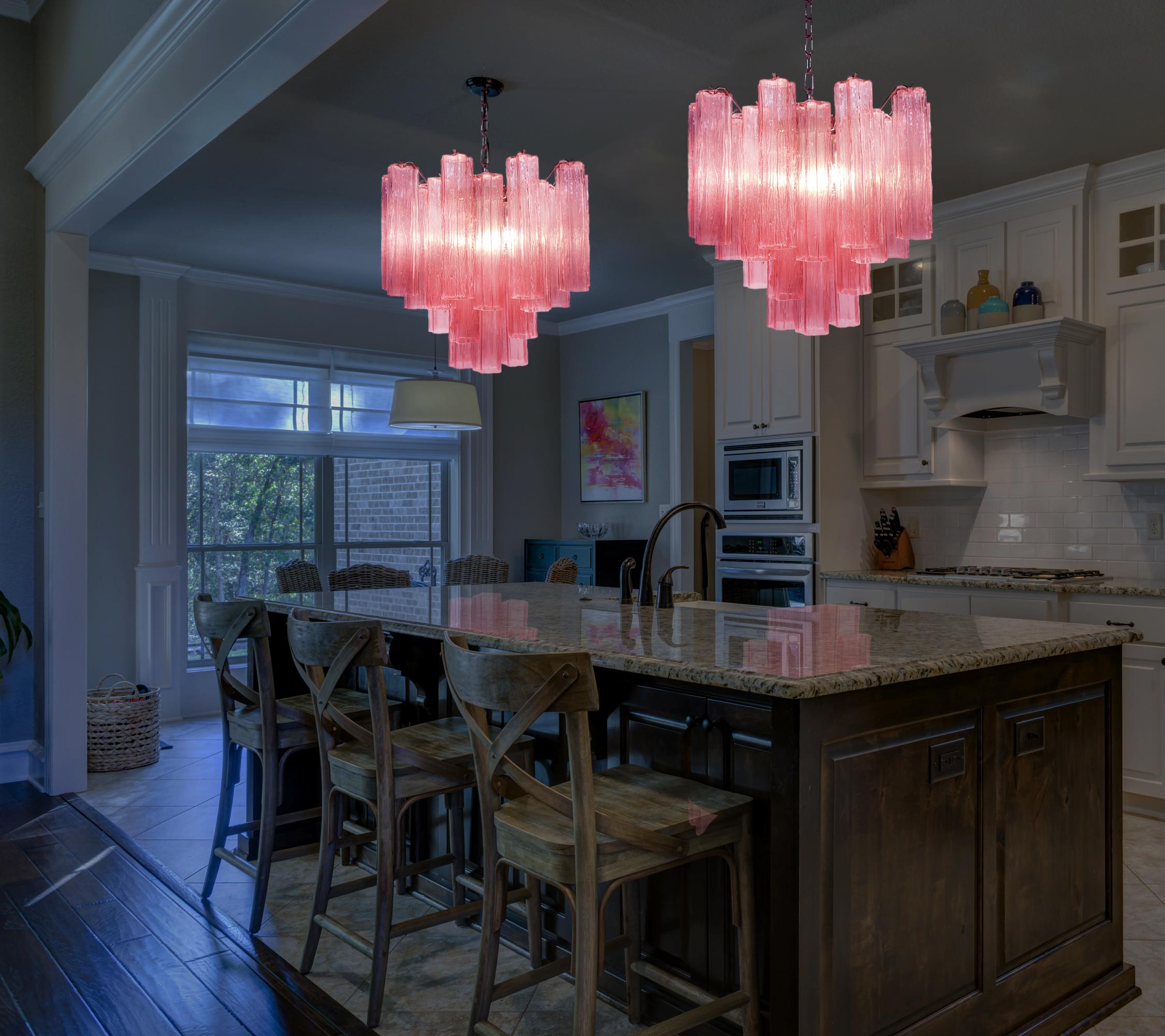 Italian Charming Murano Chandeliers by Valentina Planta For Sale