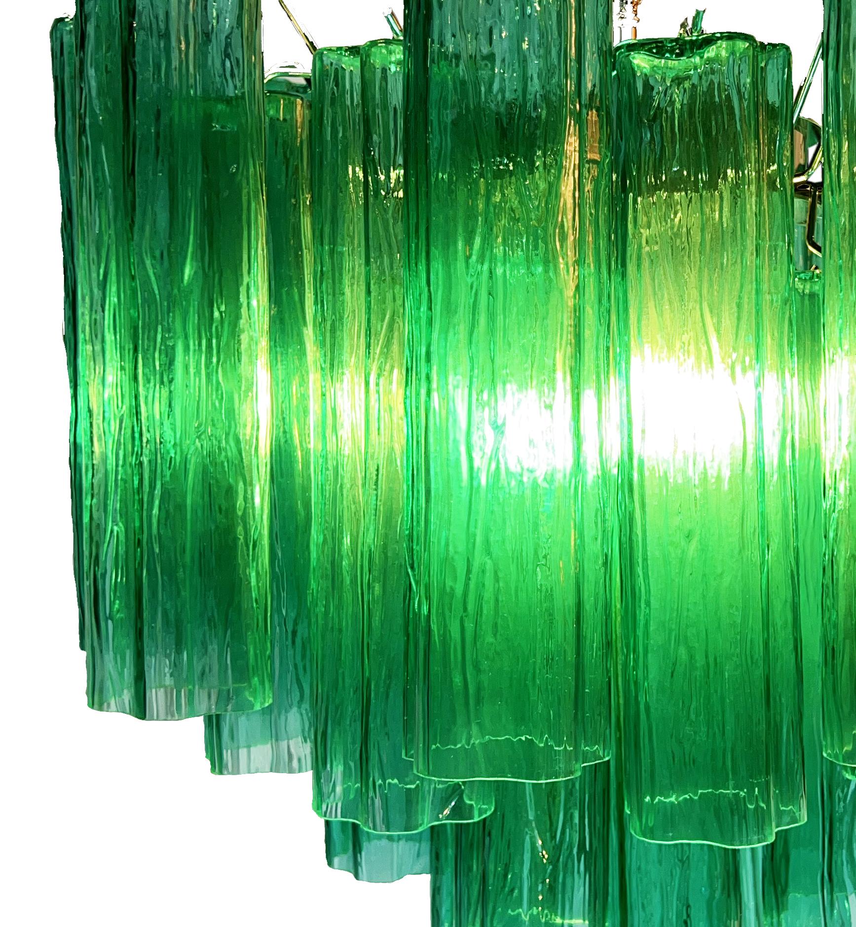 Metal Charming Murano Chandeliers by Valentina Planta For Sale