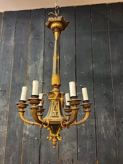 Charming Neo Romantic Bronze Chandelier with 2 Patinas
