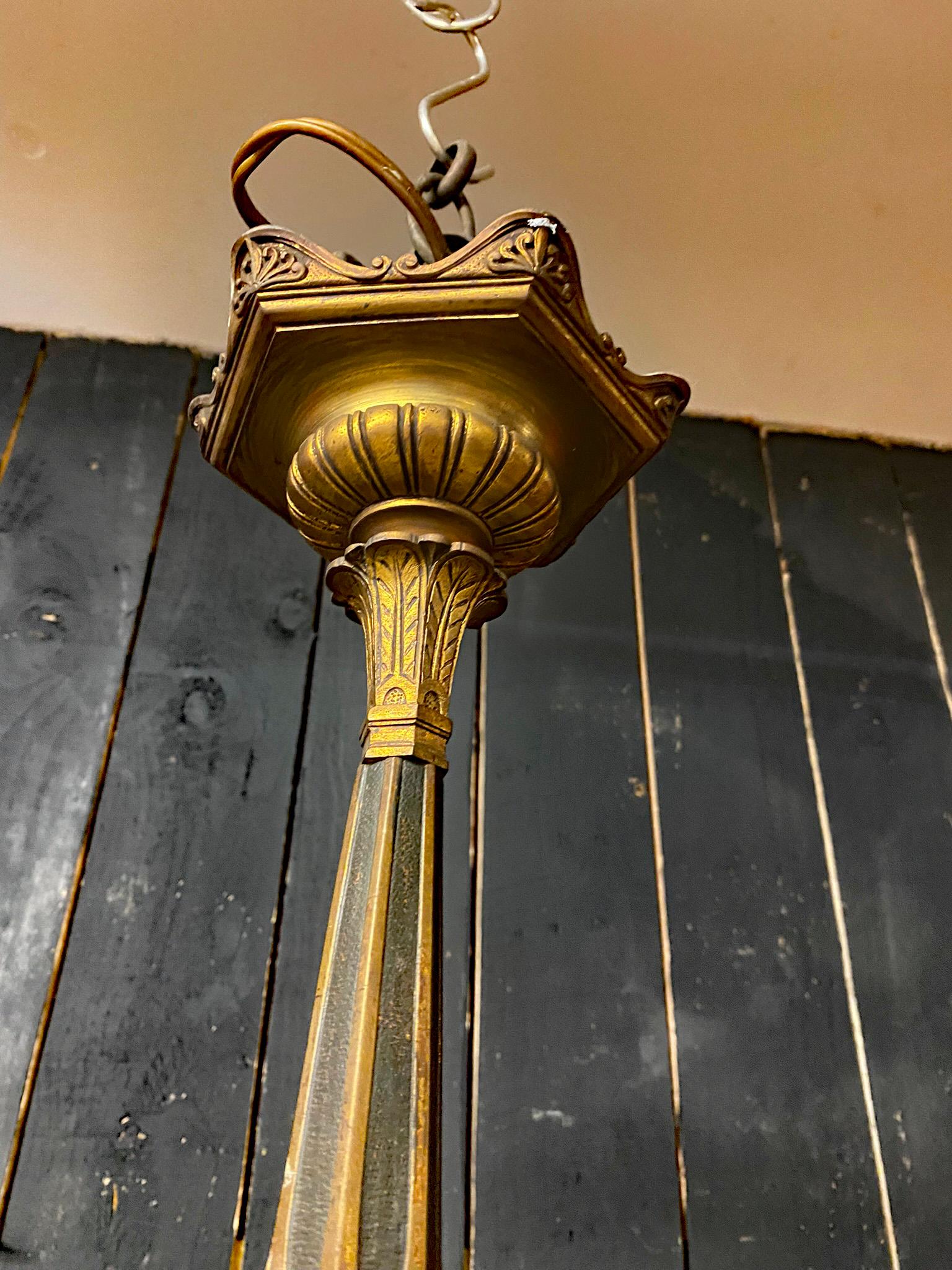 Encantadora araña neorromántica de bronce con 2 pátinas siglo XX en venta
