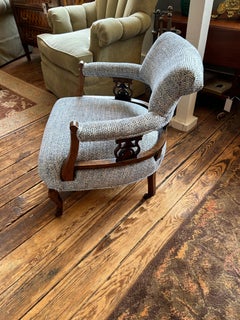 Charming Newly Updated Victorian Armchair