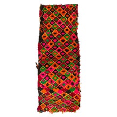 Charmante alte Miniature marokkanischen Berberteppich mit abstrakten geometrischen Mustern