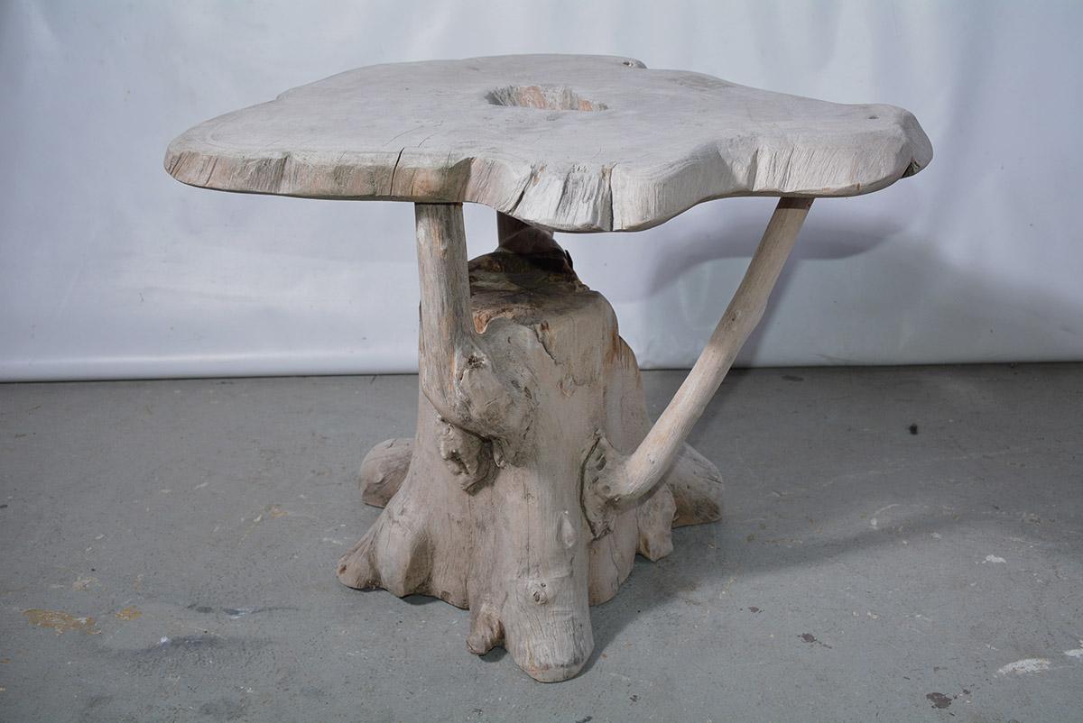 Modernist Organic Tree Root Table or Garden Seat In Good Condition In Sheffield, MA