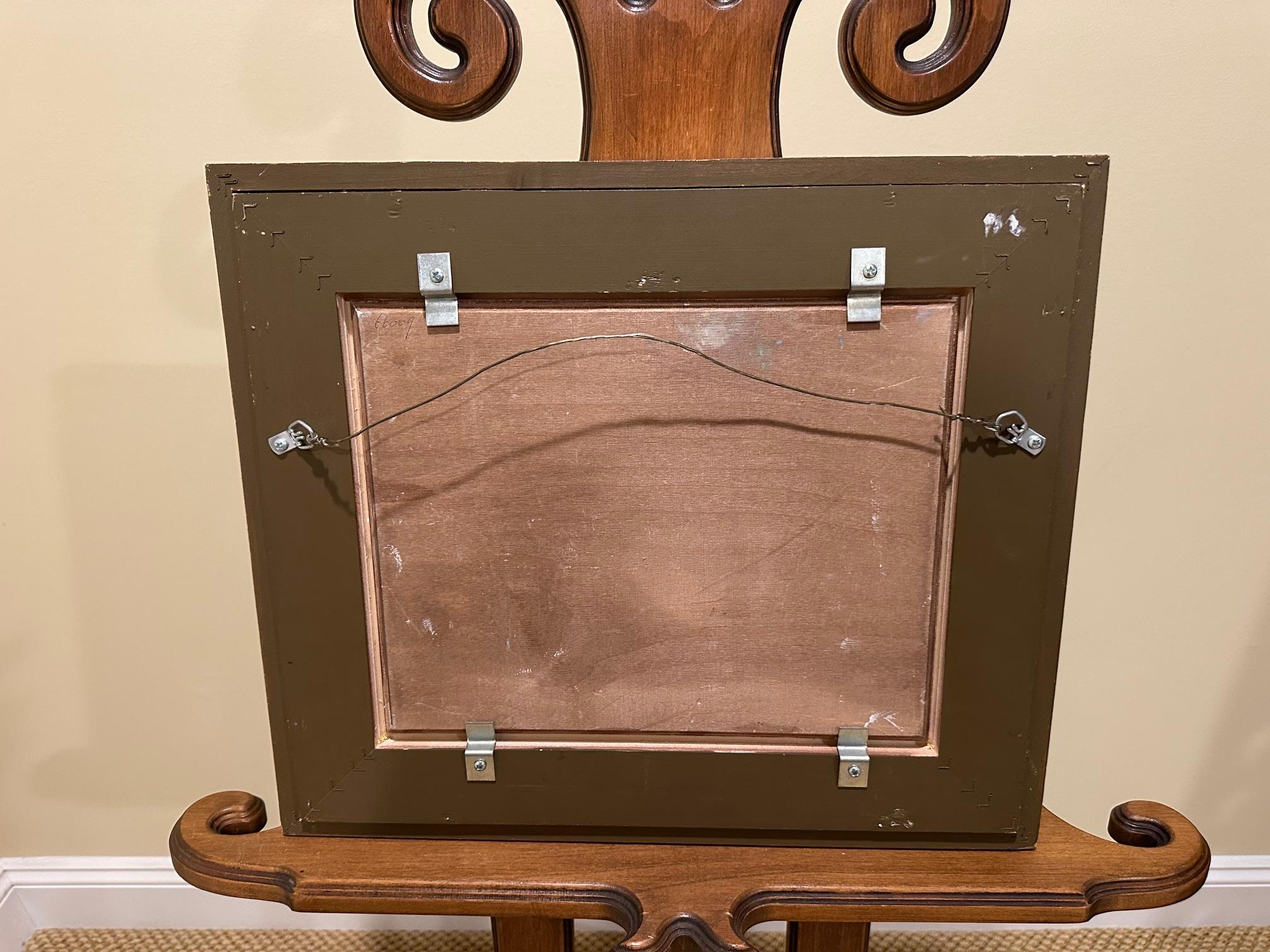 Charmantes Originalgemälde eines Karussells von Noel Van Der Plas im Angebot 2