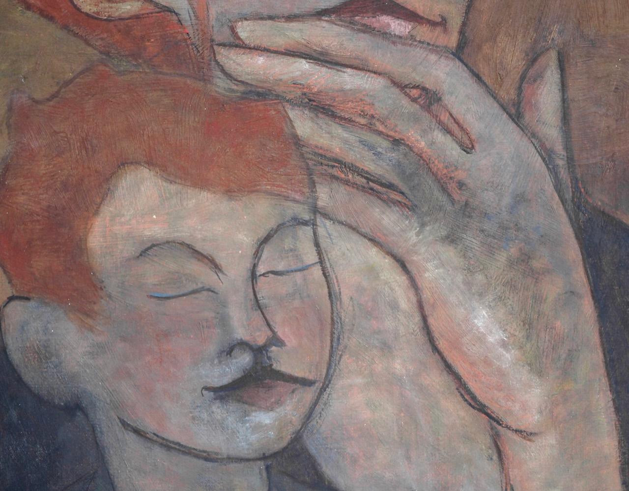 Encantadora Pintura de Artista Europeo, Siglo XX en Bueno estado para la venta en Aalsgaarde, DK