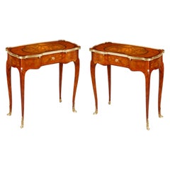 Pair of Transition Style Dressing Tables by P. Sormani, France, Circa 1870