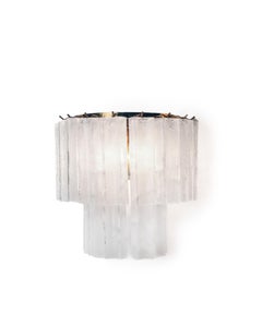 Charming Pair of Mid-Century Modern Murano Waterfall Sconces