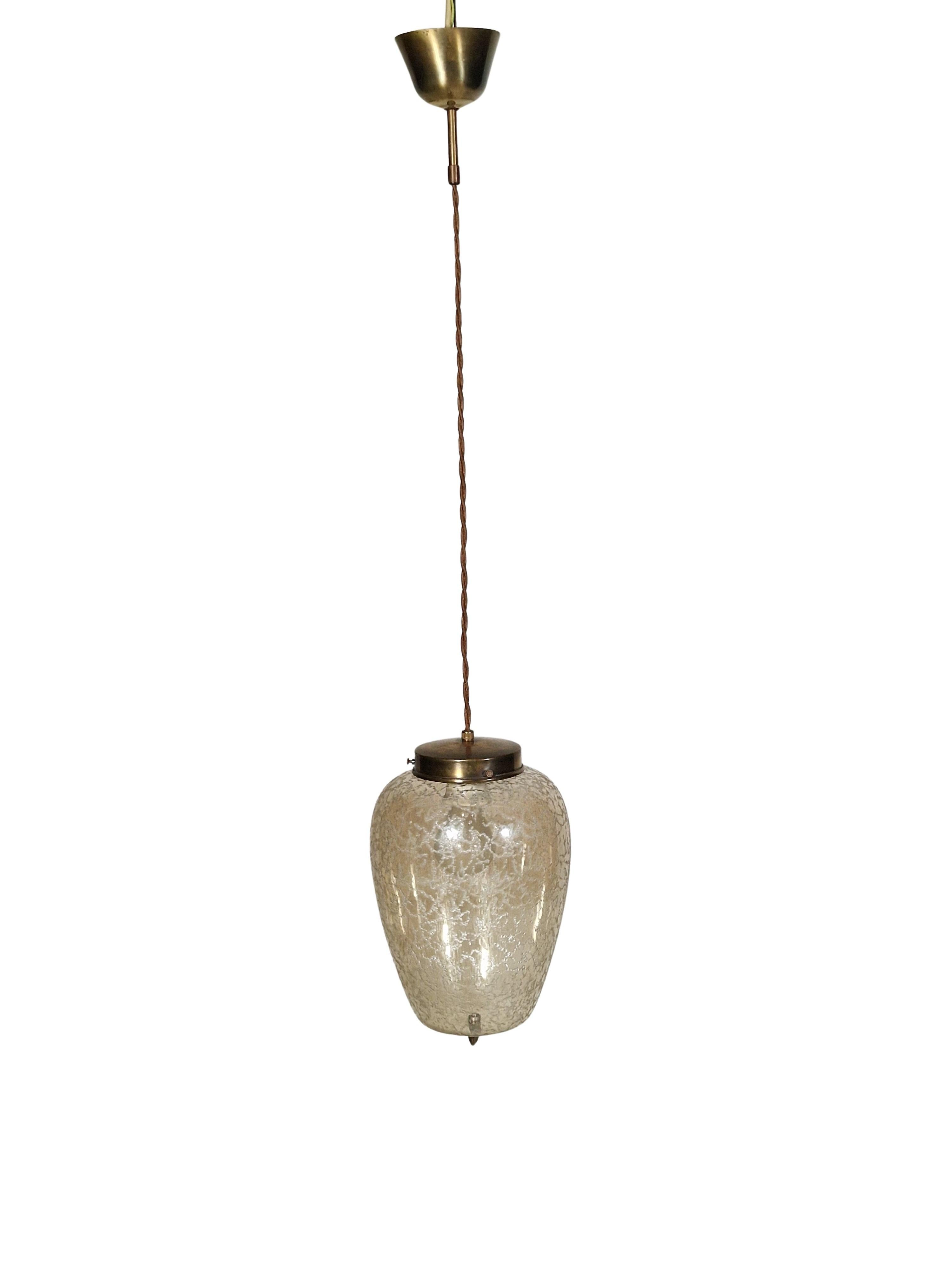 Mid-Century moderno Incantevole lampada a sospensione, Mid-Century Design, anni '50, Germania in vendita