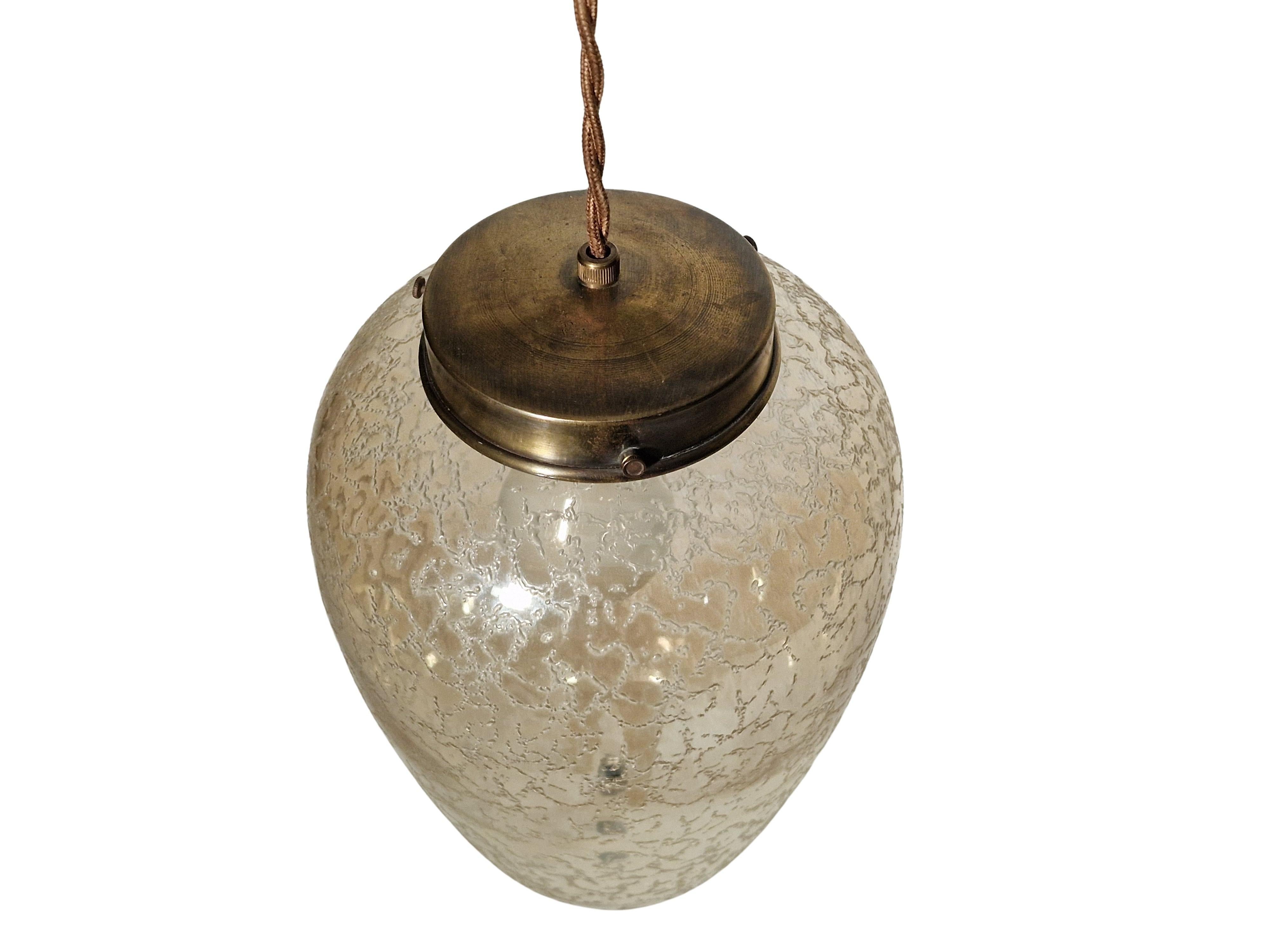 Metallo Incantevole lampada a sospensione, Mid-Century Design, anni '50, Germania in vendita
