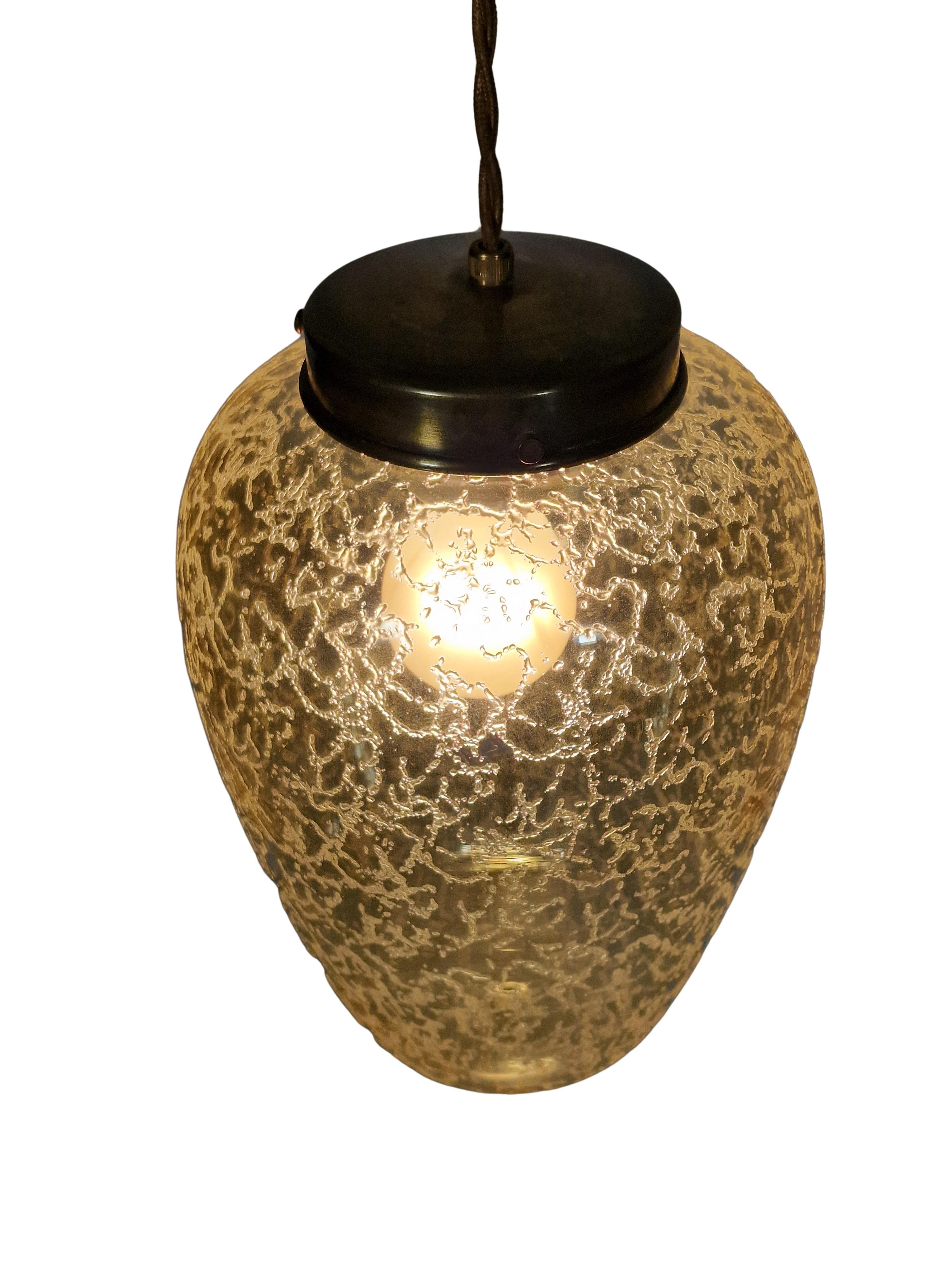 Incantevole lampada a sospensione, Mid-Century Design, anni '50, Germania in vendita 3