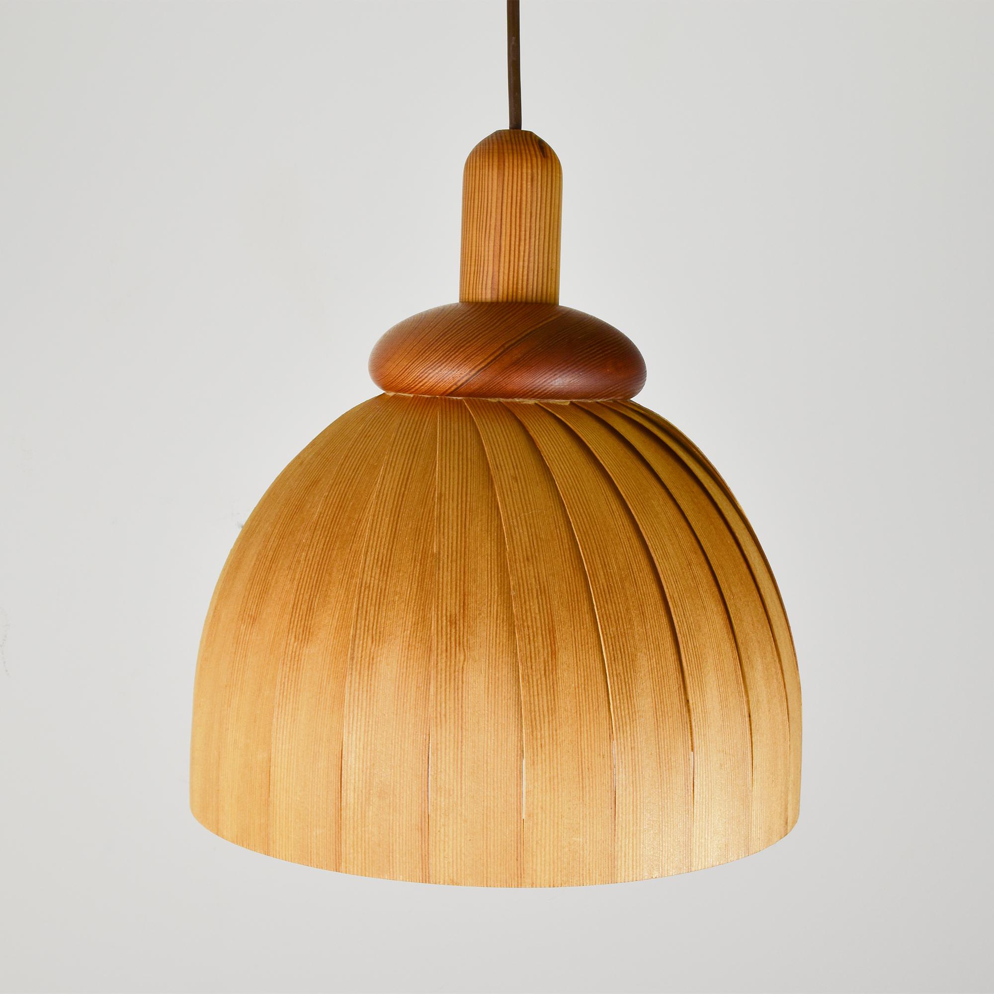 Scandinavo moderno Incantevole lampada a sospensione di Hans-Agne Jakobsson Ellysett 1970s Scandinavian Design in vendita