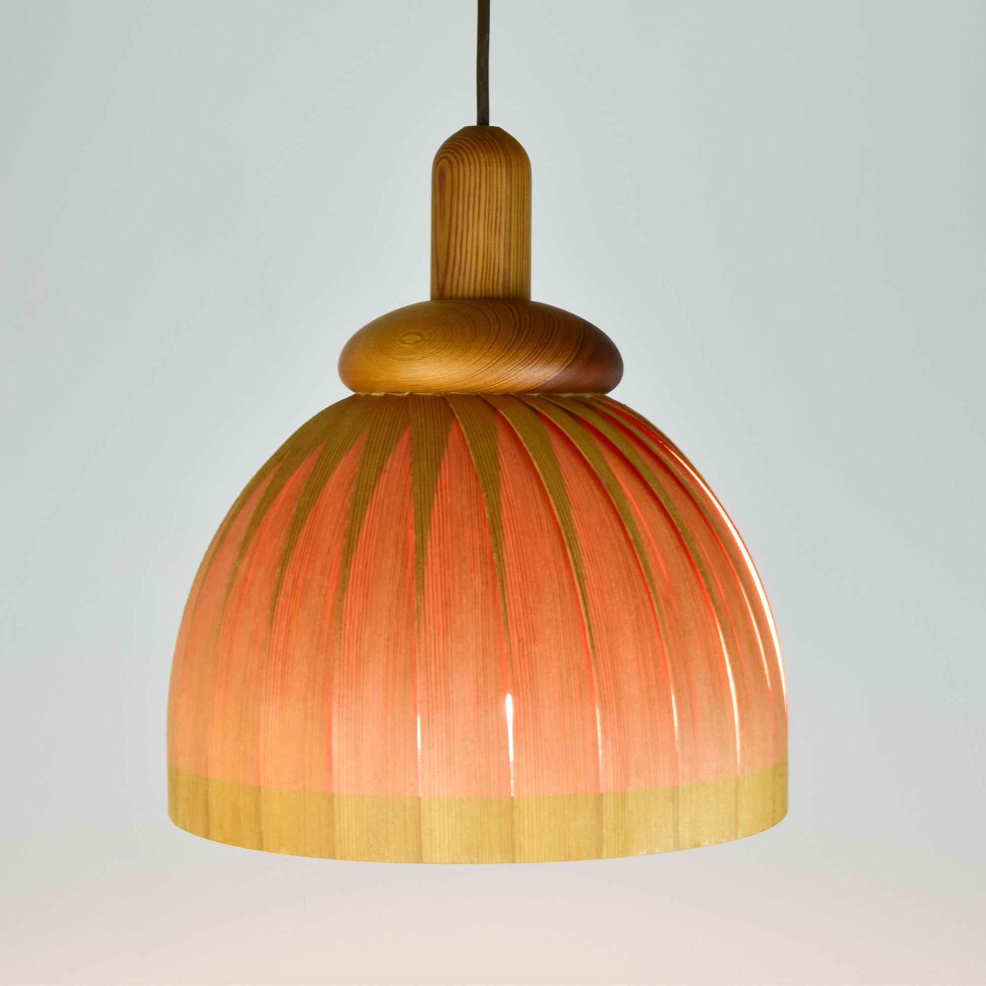 Svedese Incantevole lampada a sospensione di Hans-Agne Jakobsson Ellysett 1970s Scandinavian Design in vendita