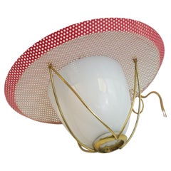 Charming pendant light in the style of Mathieu Mategot circa 1950