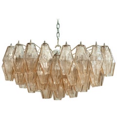 Charming Poliedri Fixture Attributed to Carlo Scarpa for Venini