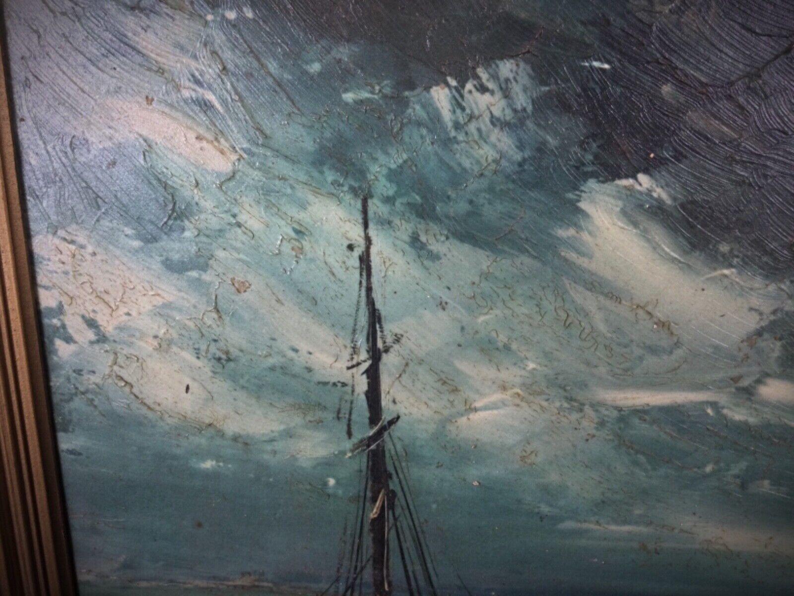 Français Charmante reproduction d'une peinture de Maurice Vlaminck - Fauvisme - 2Y83 en vente
